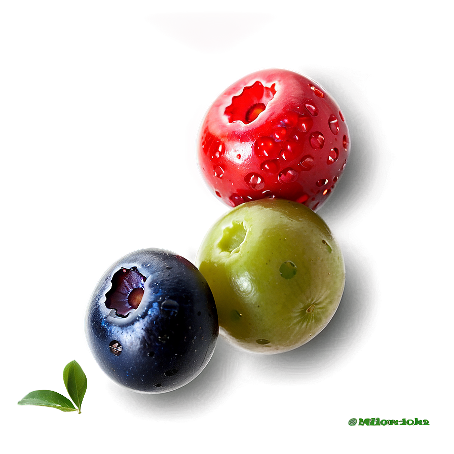 Berries Macro Shot PNG wru PNG with transparent background