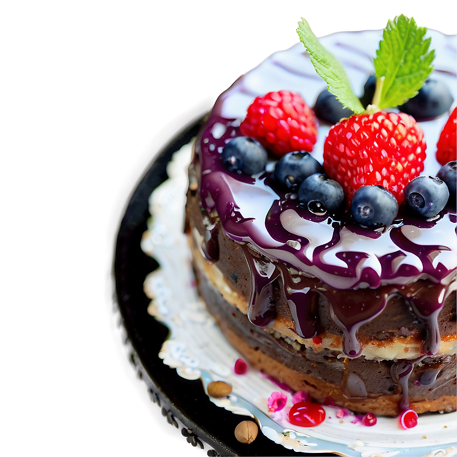 Berries Toppings for Cake PNG fve12 PNG with transparent background