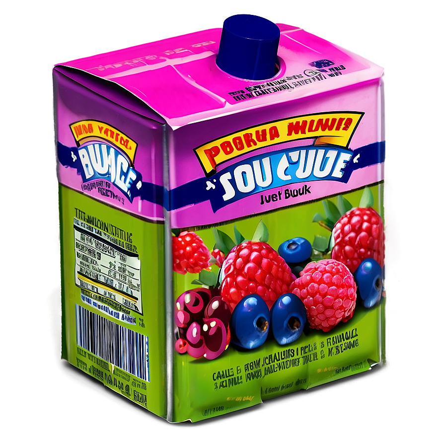 Berry Juice Box Png 99