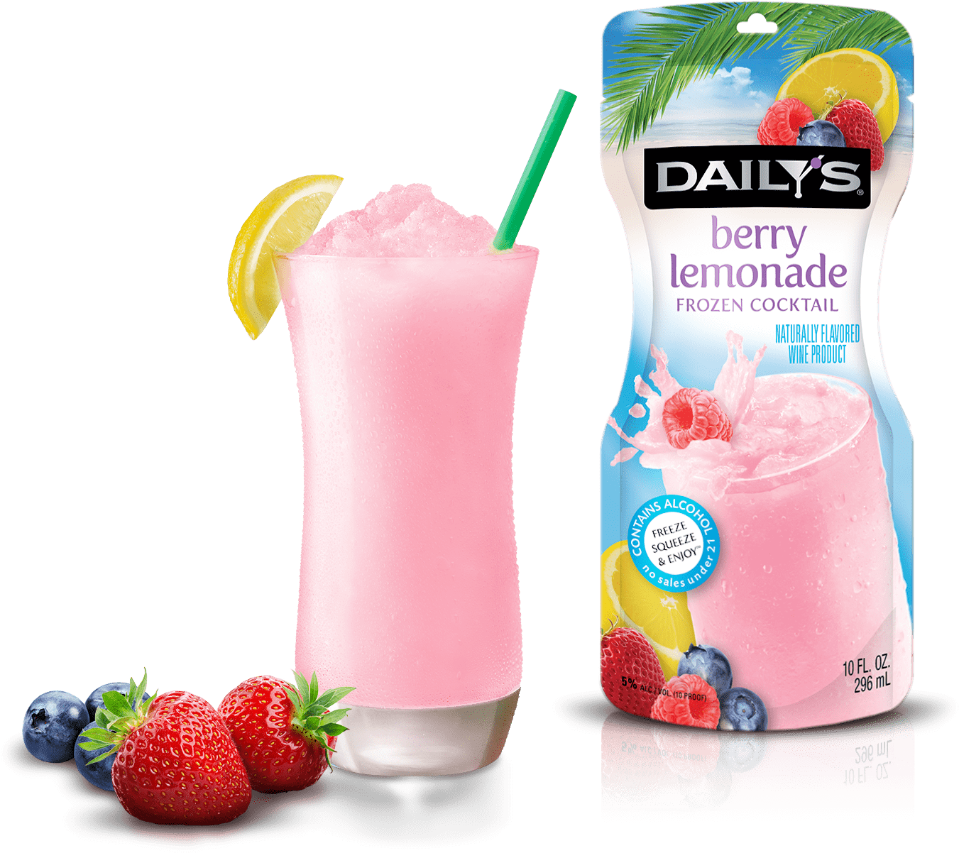 Daily's Frozen Berry Lemonade, HD Png Download PNG with transparent background