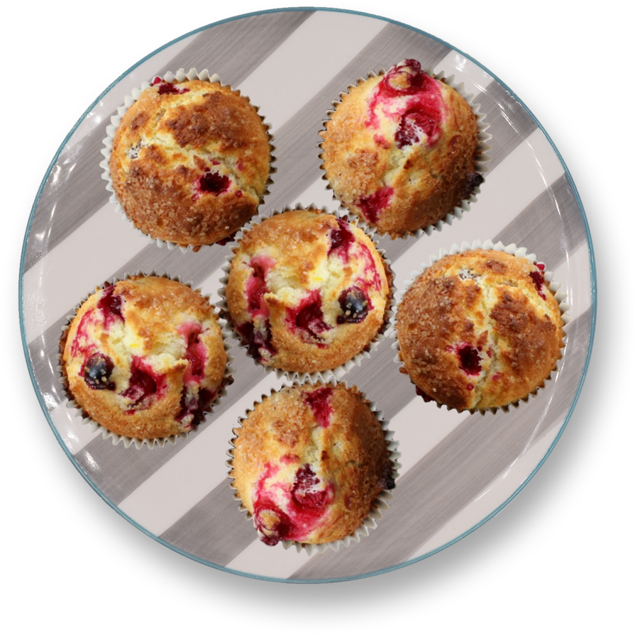 Berry Muffinson Plate