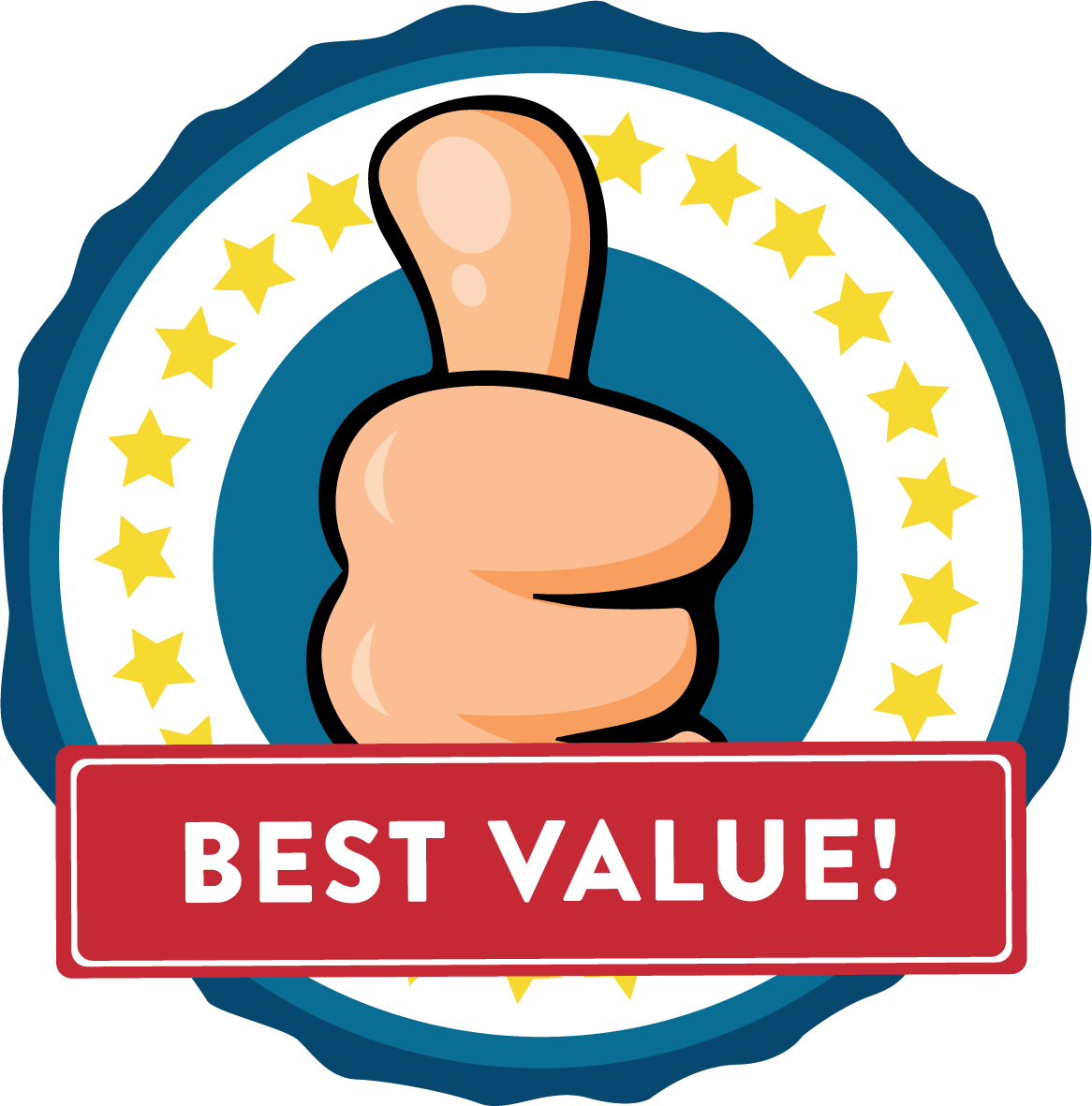 Best Value Thumbs Up Seal