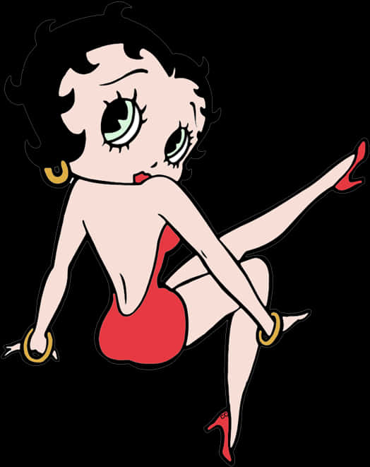 Betty Boop Leg Up, HD Png Download PNG with transparent background