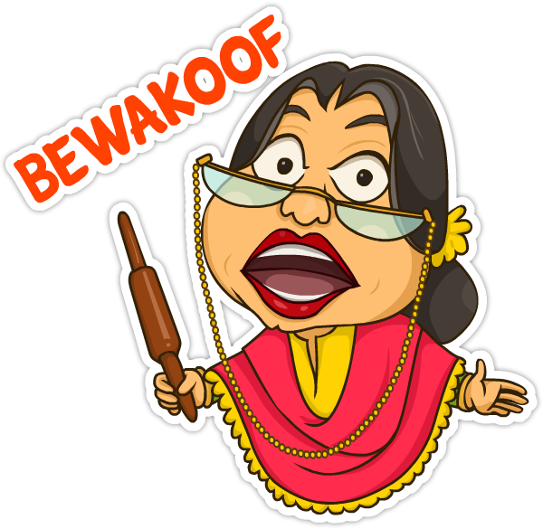 Bewakoof Animated Character Sticker