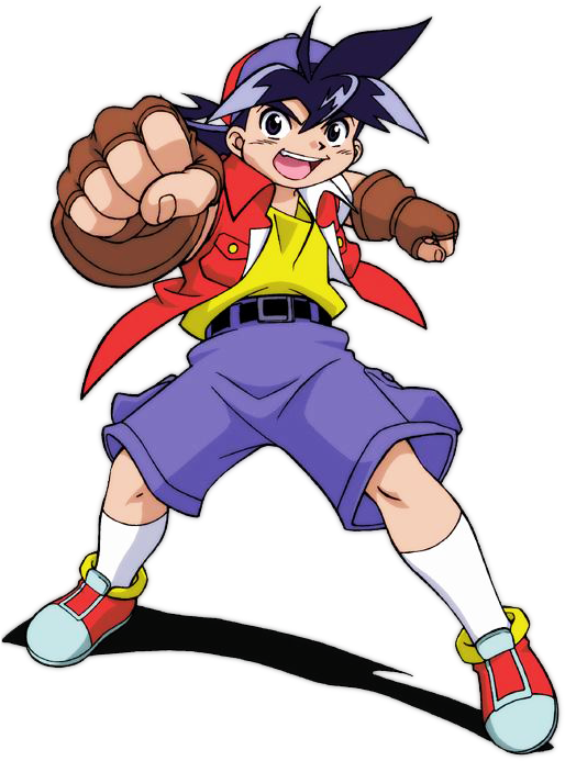 Beyblade Anime Character Jumping