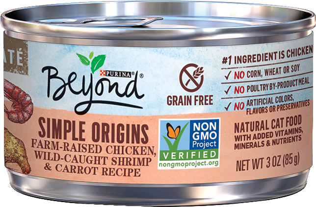 Beyond Grain Free Cat Food Chicken Shrimp Carrot