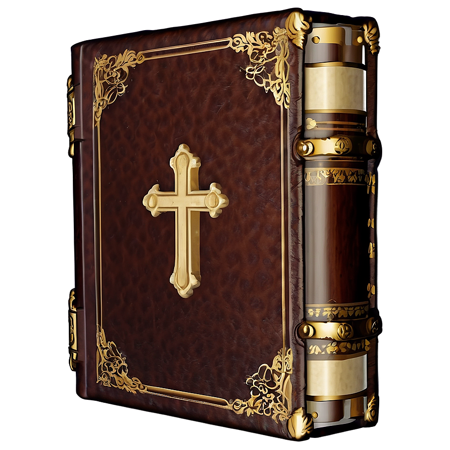 Bible In Vintage Case Png Udf