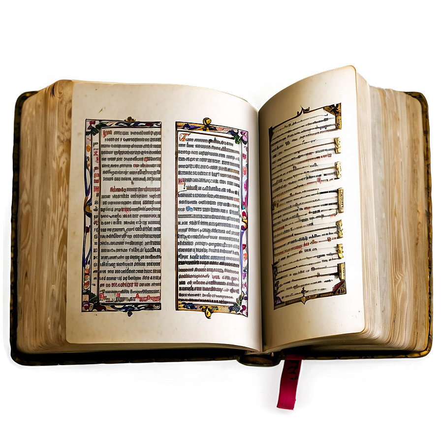 Bible With Bookmark Png 05032024