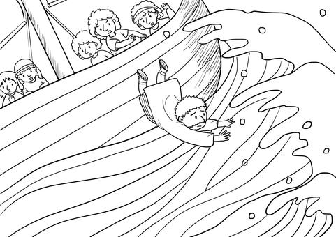 Biblical Scene Black Silhouette PNG with transparent background