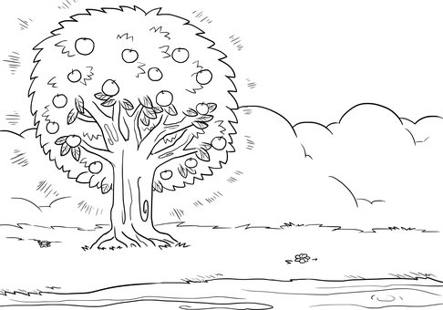 Biblical Scene Black Silhouette PNG with transparent background