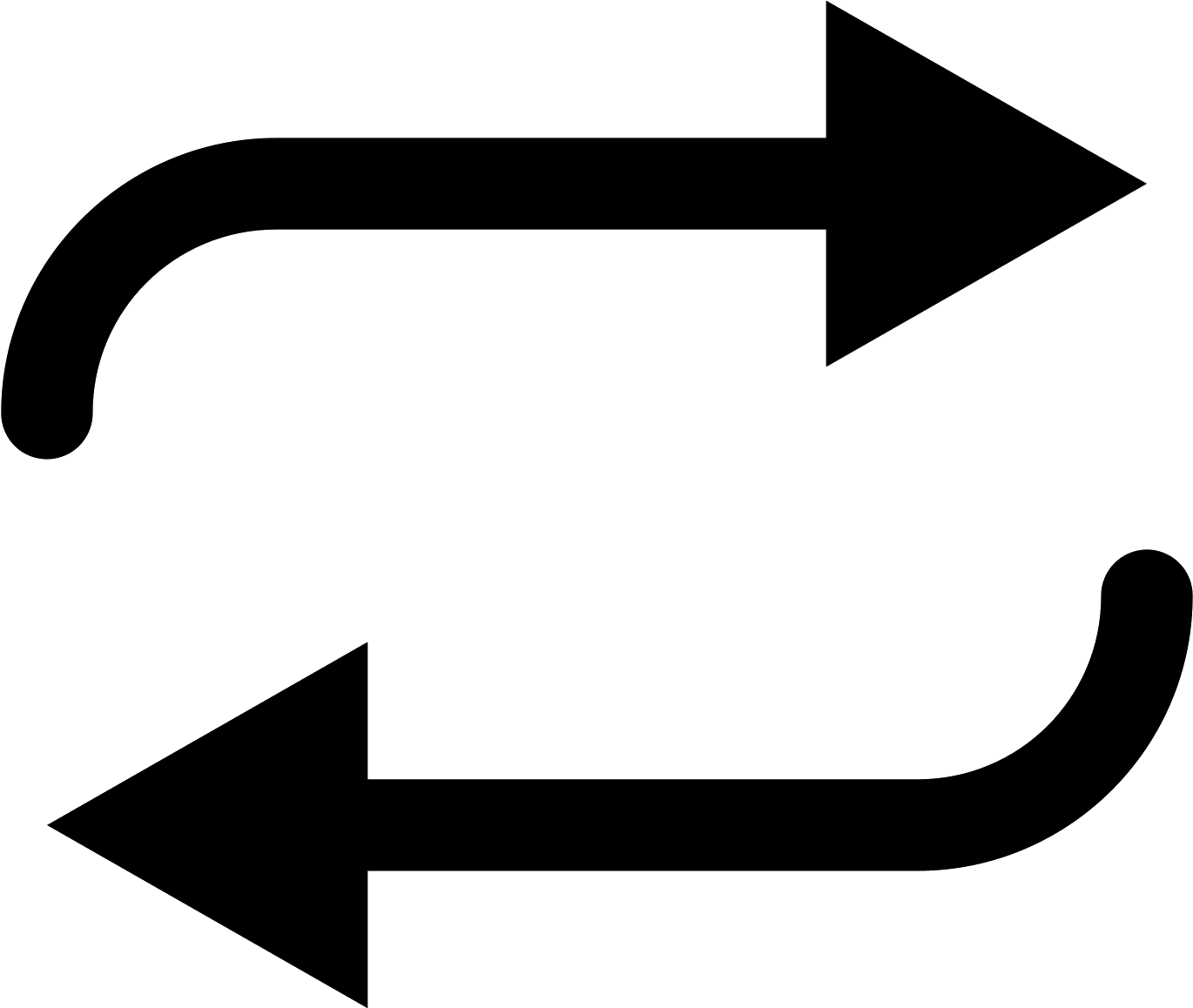 Bidirectional Arrow Symbol PNG with transparent background