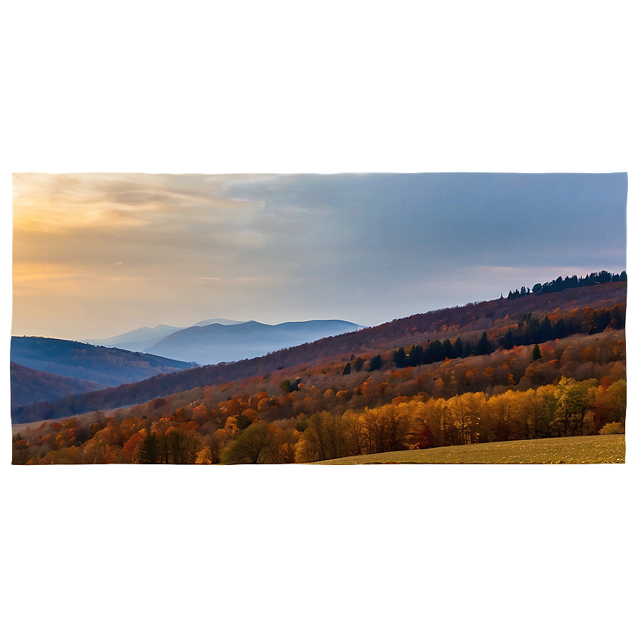 Bieszczady Mountains Autumn Png 06112024