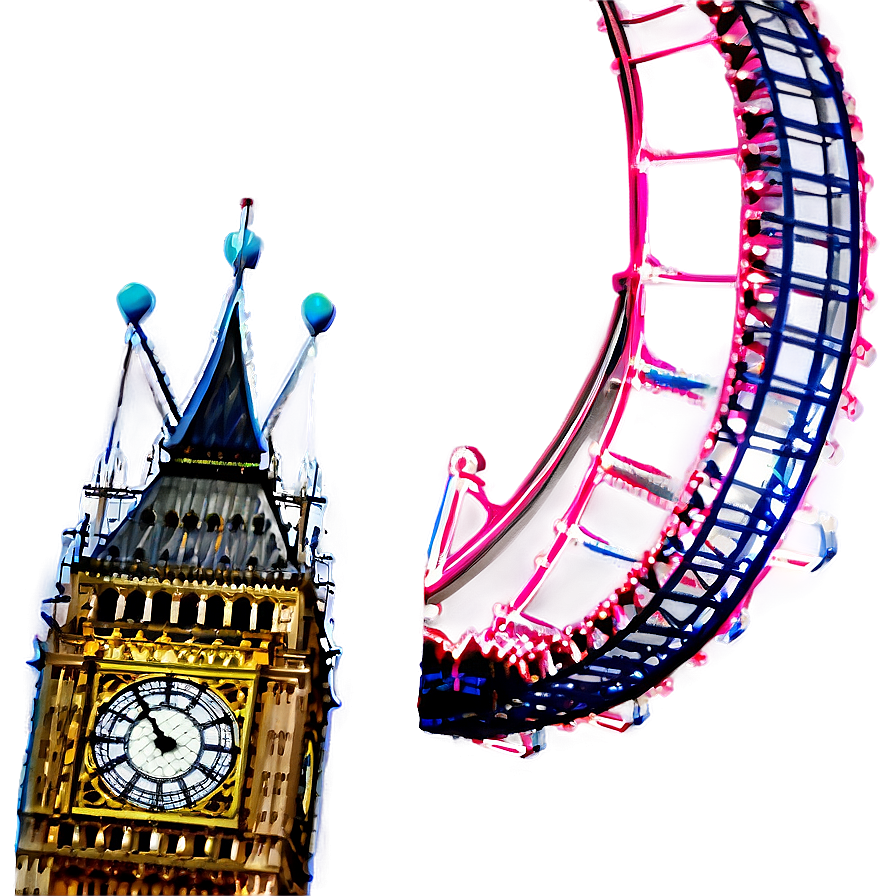 Big Ben And London Eye Png Krk38