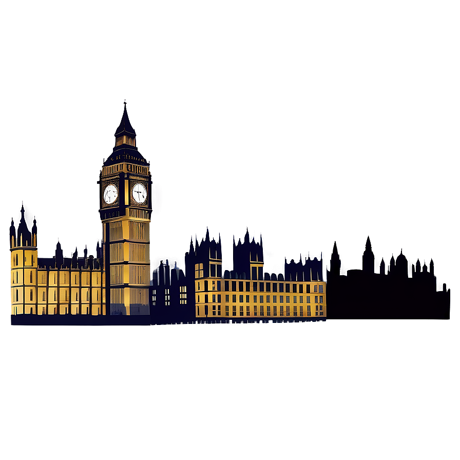 Big Ben And London Skyline Png Oma