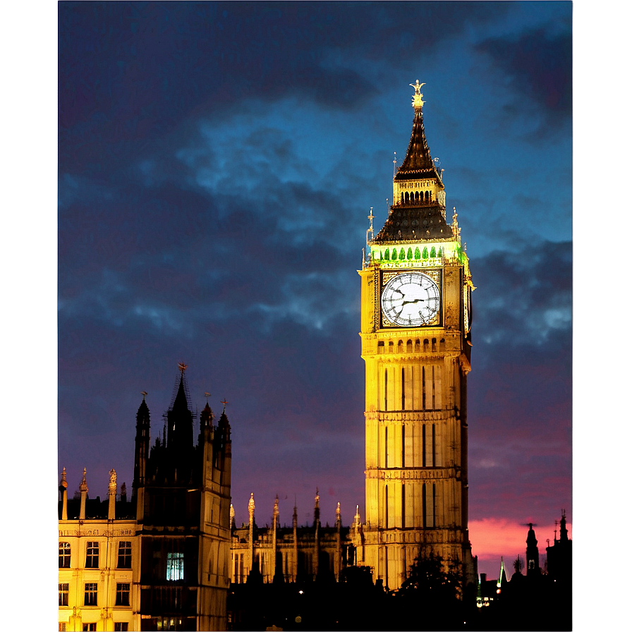 Big Ben At Dawn Png Btq