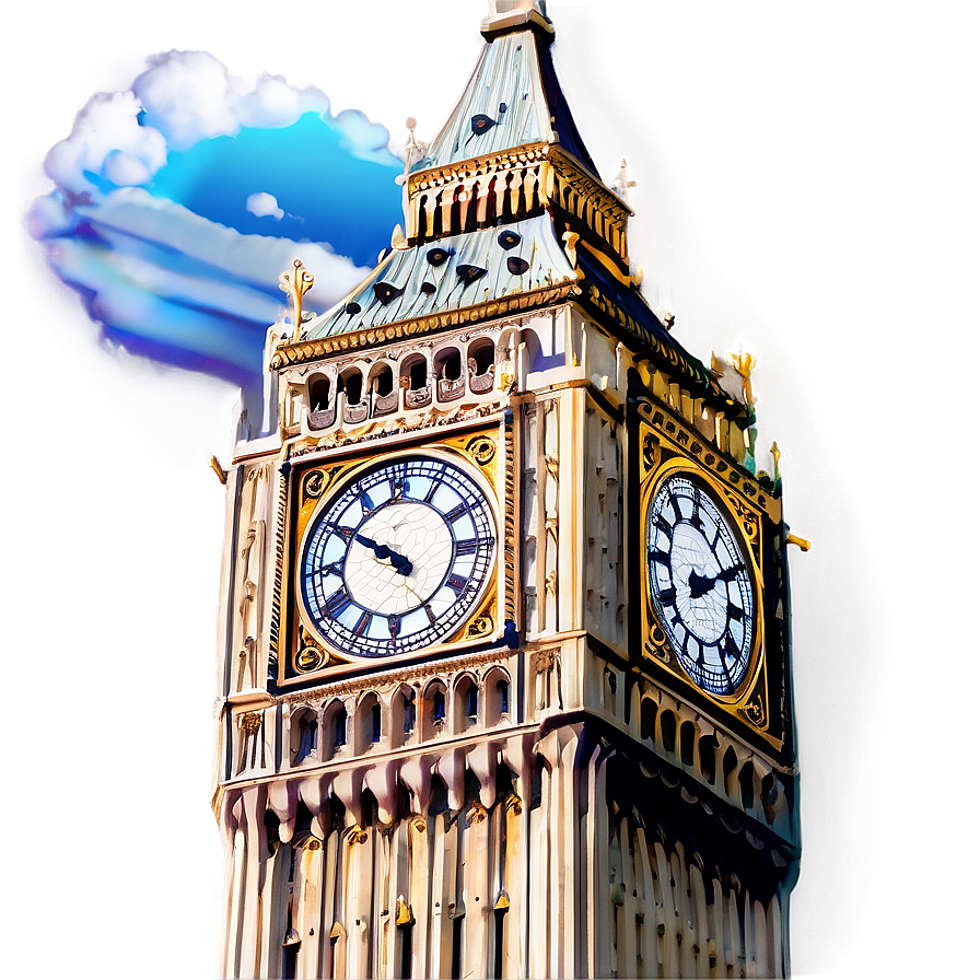 Big Ben Summer Time Png 96