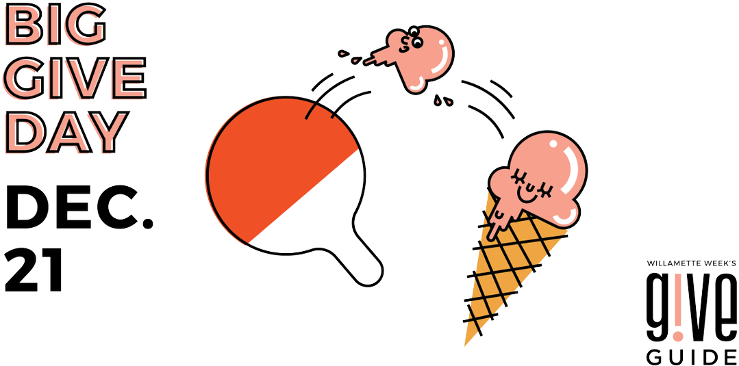 Big Give Day Ice Cream Cartoon