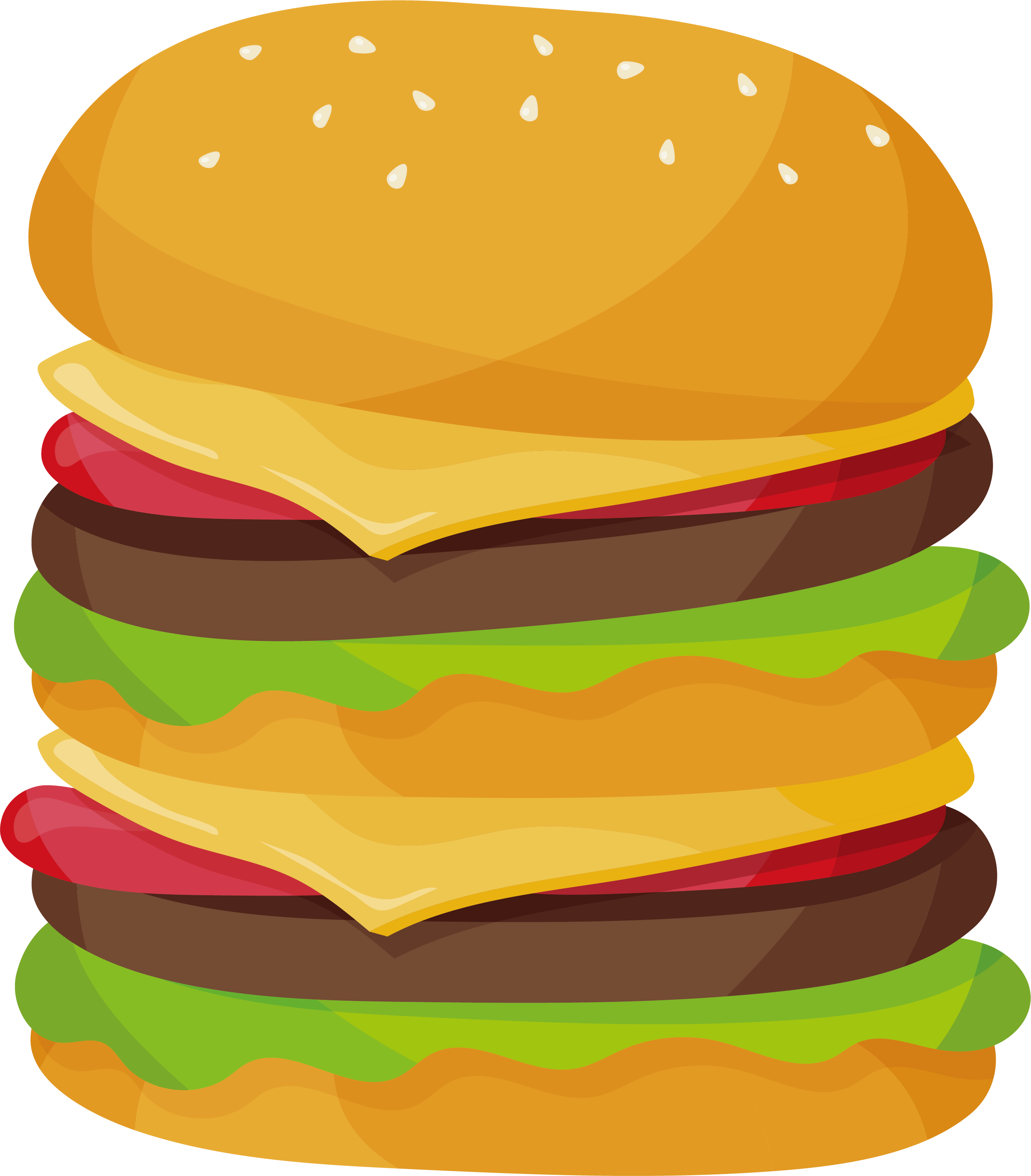 Burger Clipart Burger Mcdonalds - Big Mac Clipart, HD Png Download PNG image with a transparent background, free high-resolution download