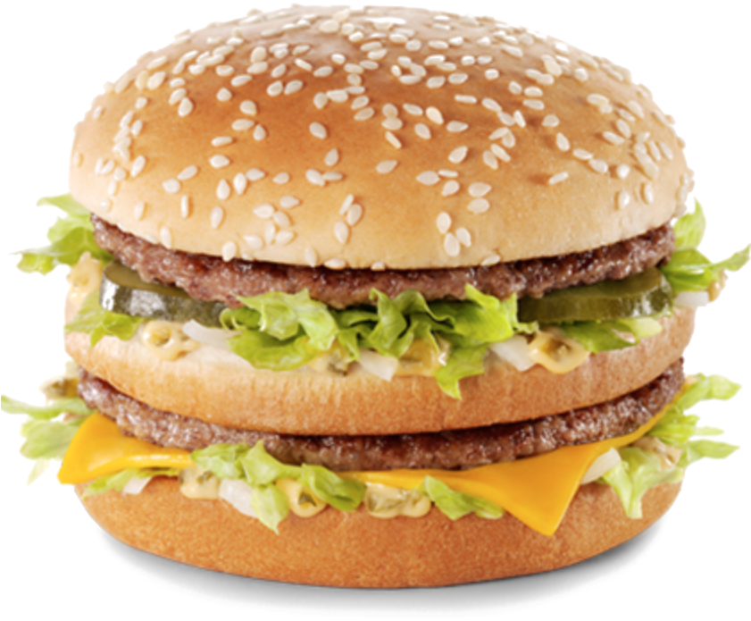 Transparent Hamburger - Mcdonald's Big Mac Png, Png Download PNG image with a transparent background, free high-resolution download