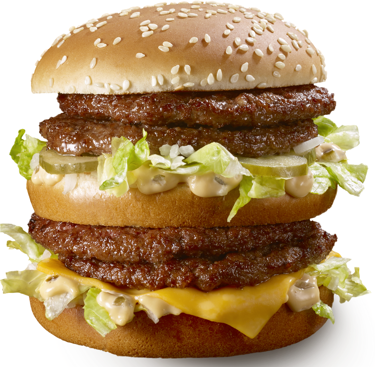 Double Big Mac With Bacon, HD Png Download PNG image with a transparent background, free high-resolution download