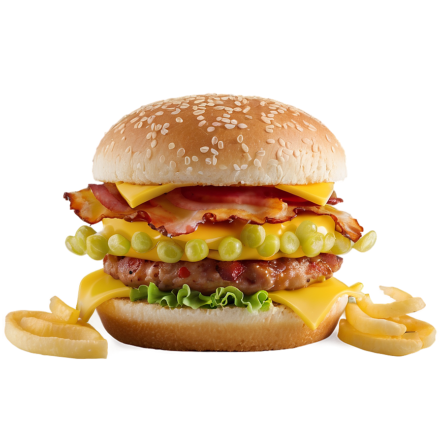 Big Mac With Bacon Png 13