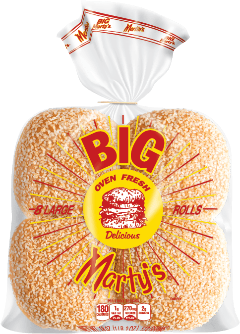 Big Martys Hamburger Rolls Packaging