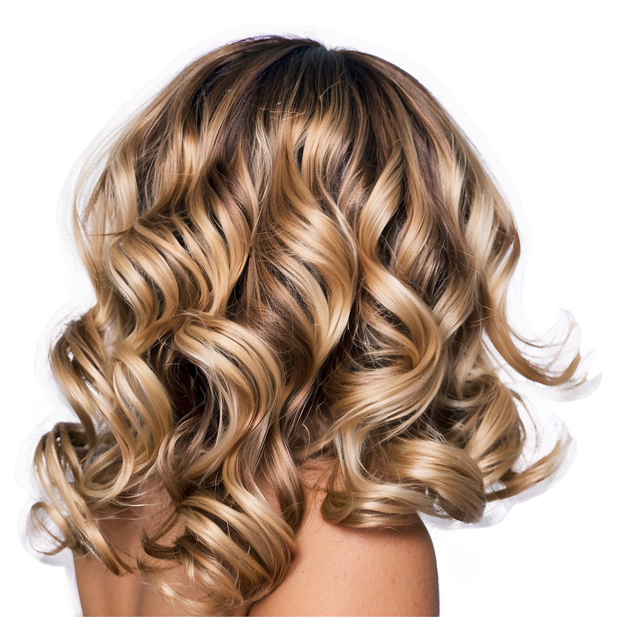 Big Voluminous Hair Waves Png Bqc18