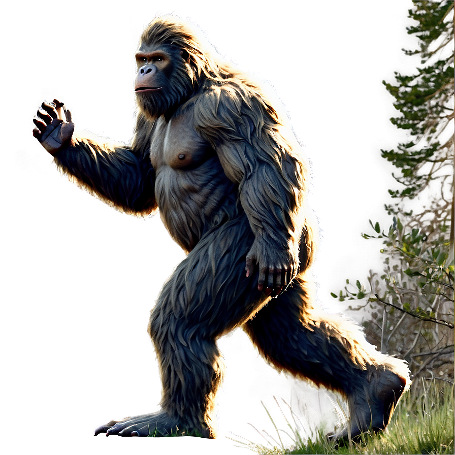 Bigfoot In Wilderness Png 86