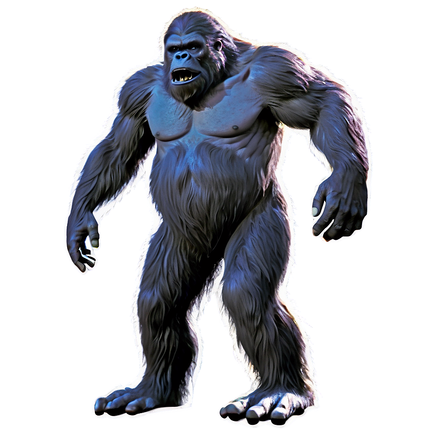 Bigfoot Warning Poster Png Nfr77