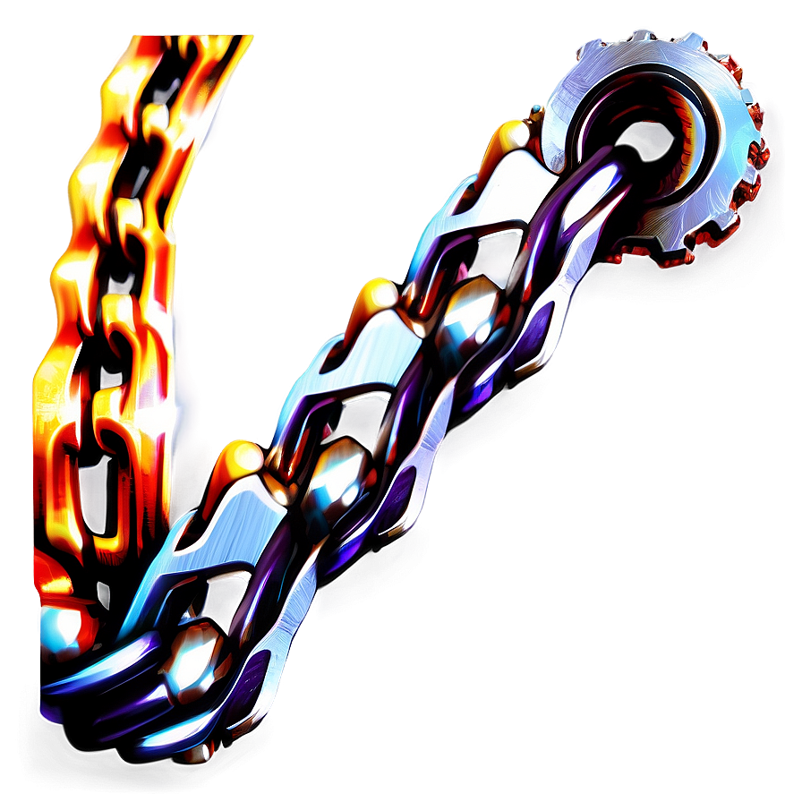 Bike Chain On White Background Png Anh