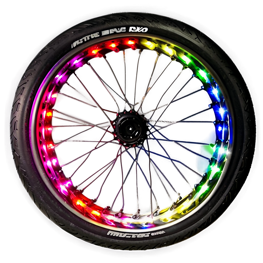 Bike Wheel With Lights Png 43