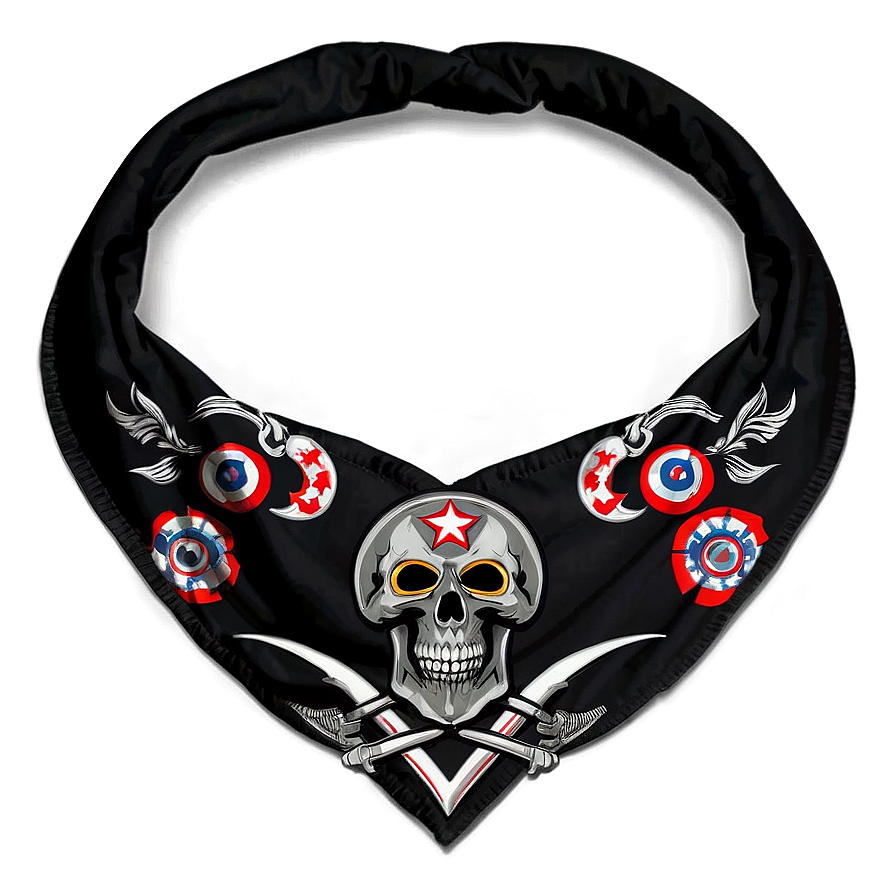 Biker Bandana Emblem Png Bla