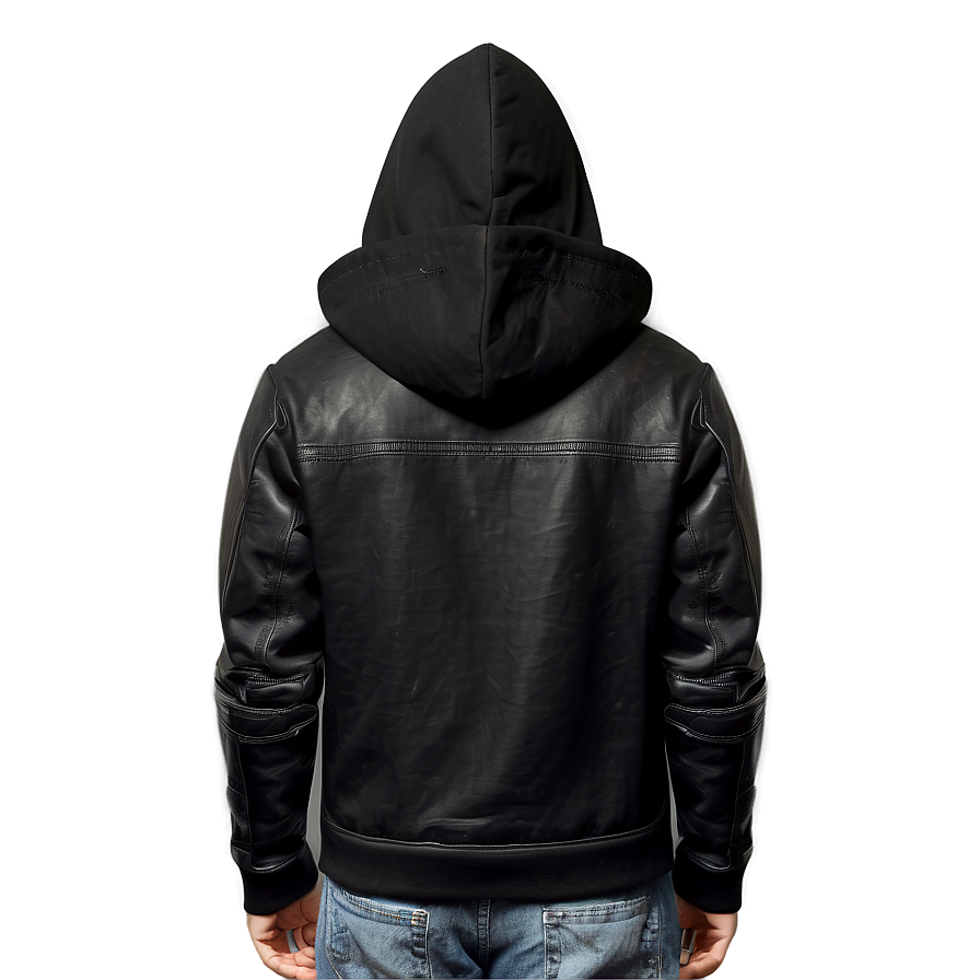 Biker Black Hoodie Png Uvs