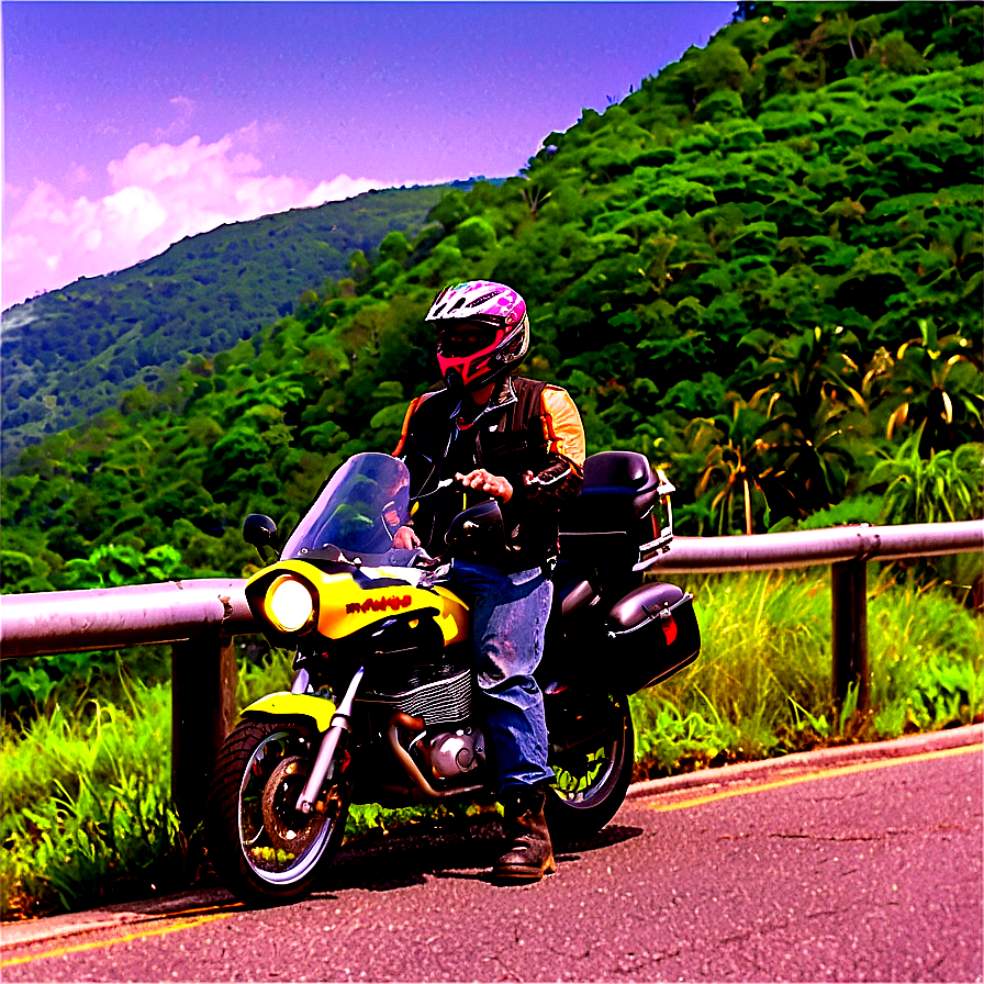 Biker Scenic Overlook Png 06252024