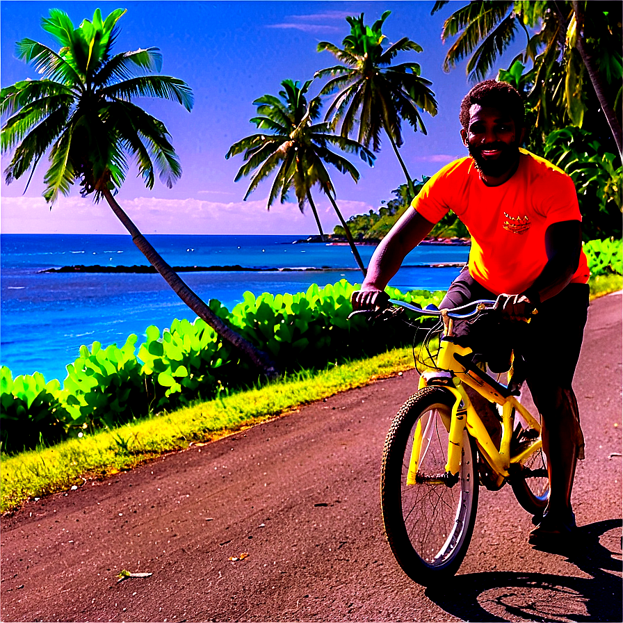 Biking Along The Coast Png 06282024