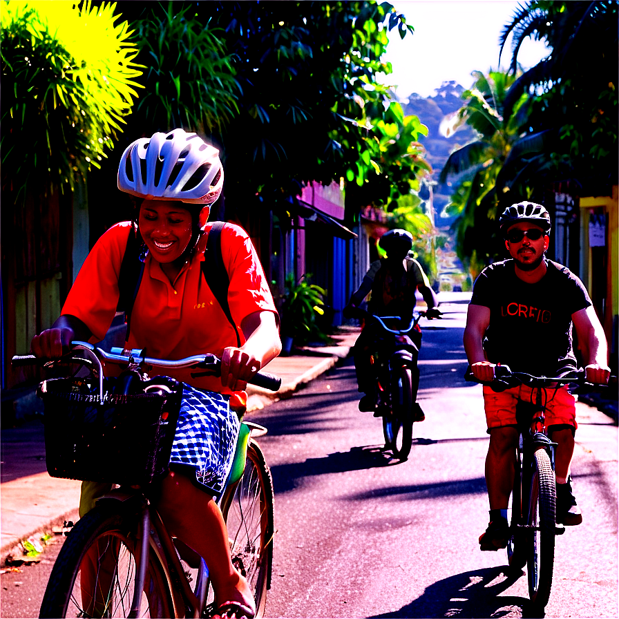 Biking Through Historic Towns Png 06282024