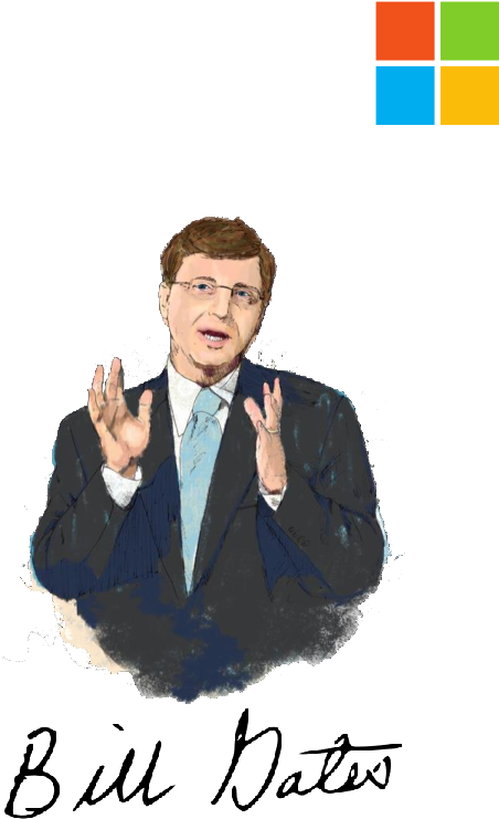 Bill Gates Illustration