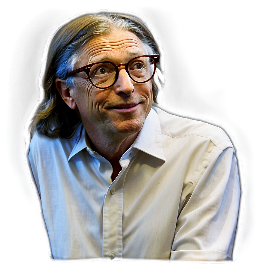 Bill Gates in Glasses PNG 99 PNG with transparent background