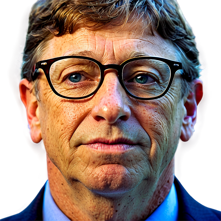 Bill Gates Microsoft Founder PNG vny PNG with transparent background