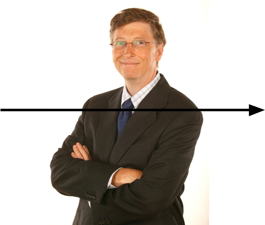 Bill Gates Was Born October 28, - Bill Gates We Always Overestimate PNG with transparent background