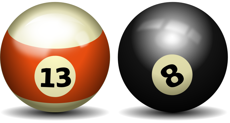 Billiard Balls13and8