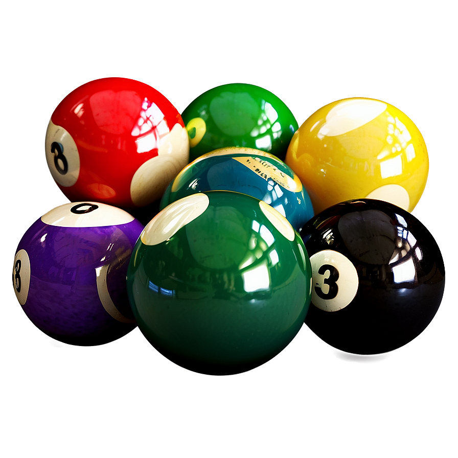 Billiards Ball Cluster Png Lgd77