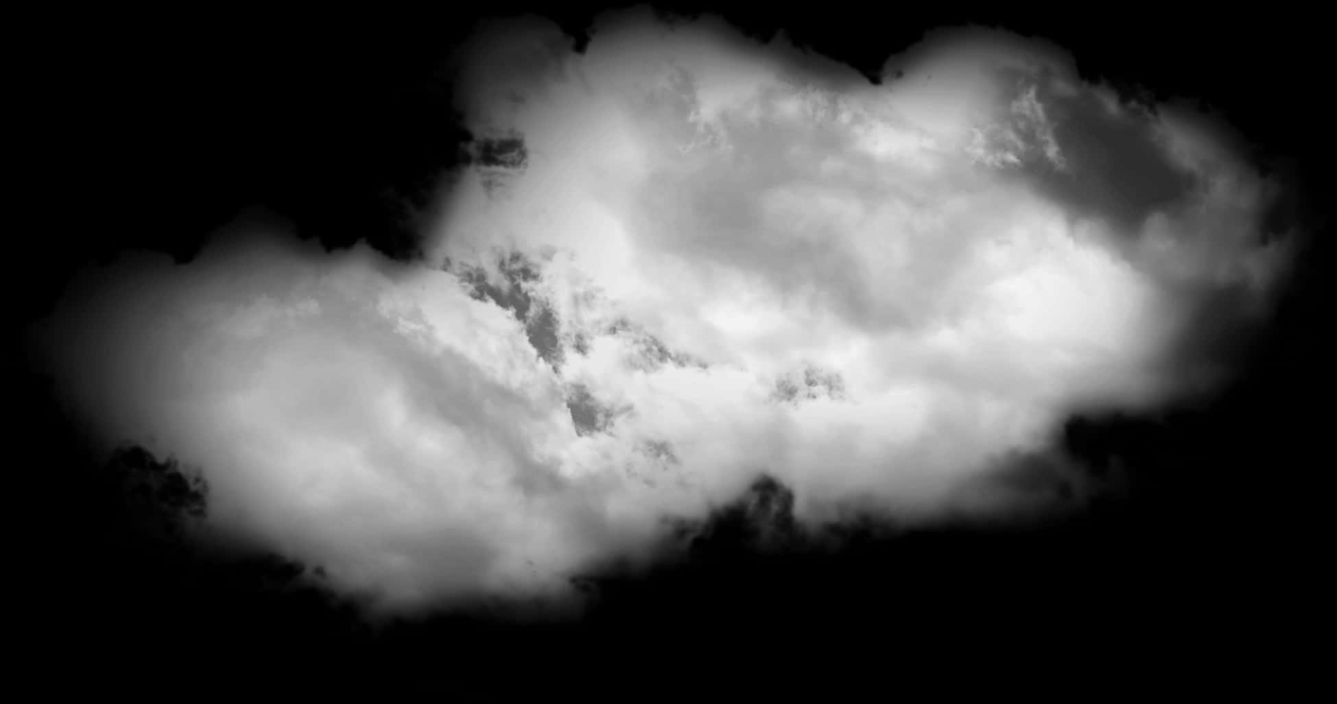 Billowing Smoke Cloud Dark Background