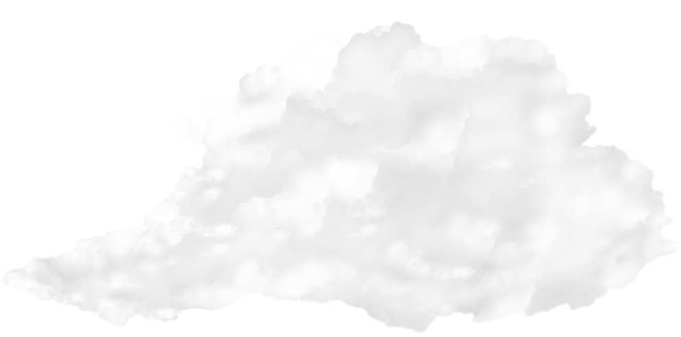 Transparent Cloud Png -big Cloud Clear - Puffy Clouds Transparent Background, Png Download PNG with transparent background