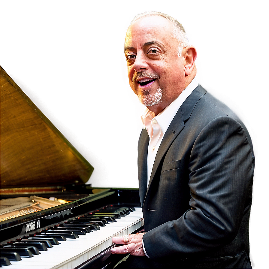 Billy Joel And Piano Keys Png 96