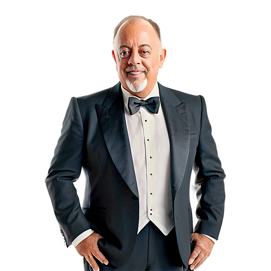 Billy Joel In Formal Outfit Png 06252024