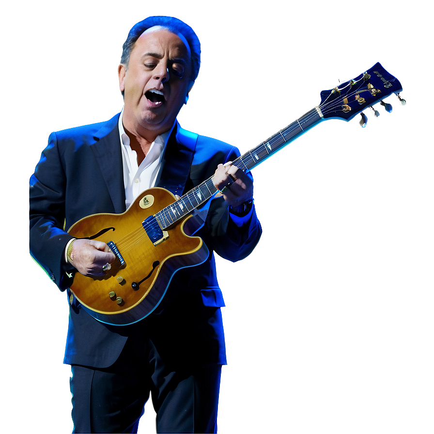 Billy Joel With Guitar Png 06252024