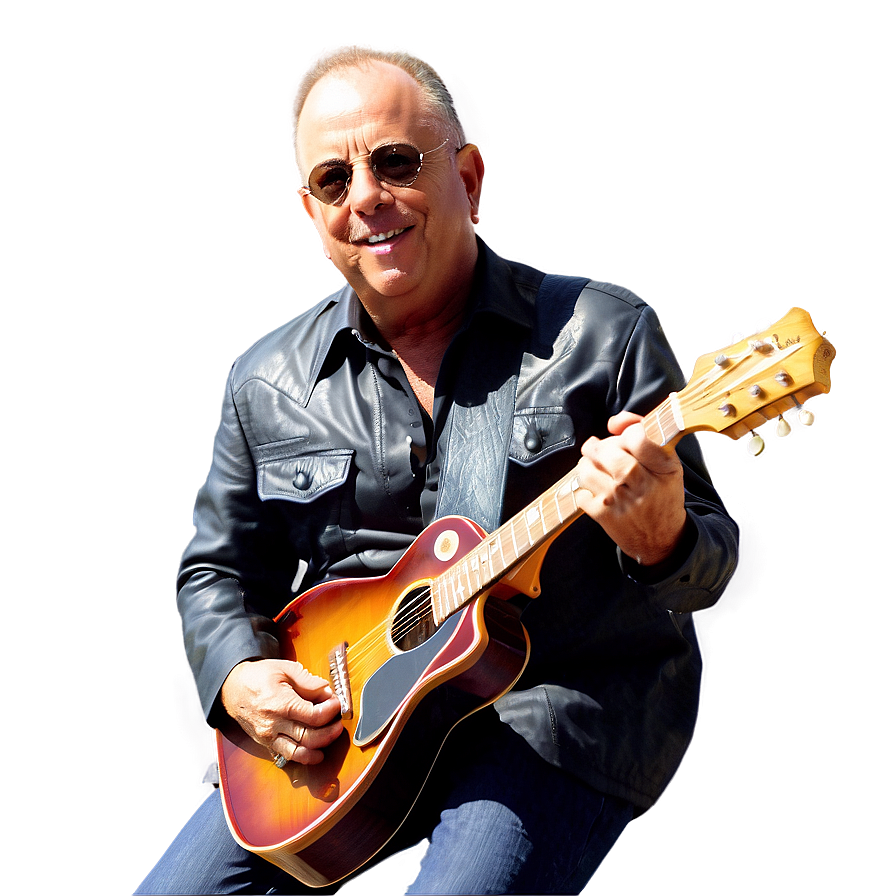 Billy Joel With Guitar Png Tgj