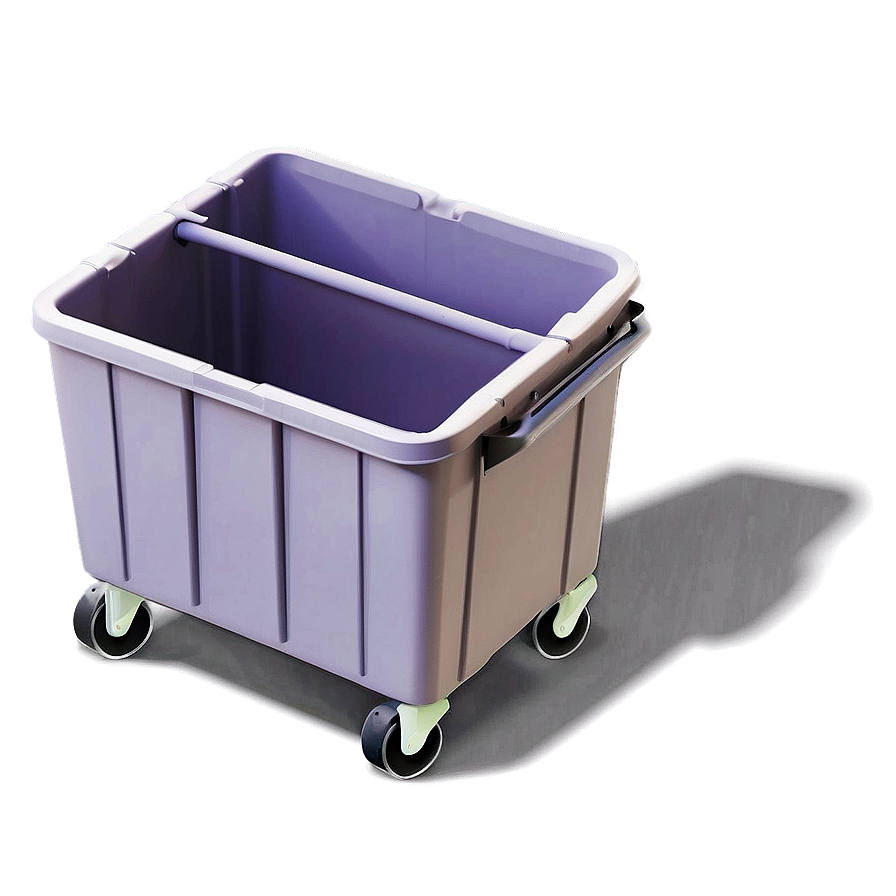 Bin With Wheels Beige Png 49