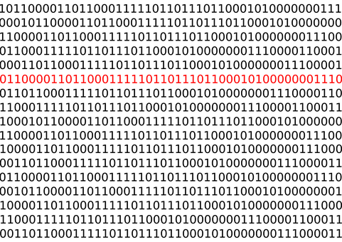 Binary Code Redon Black